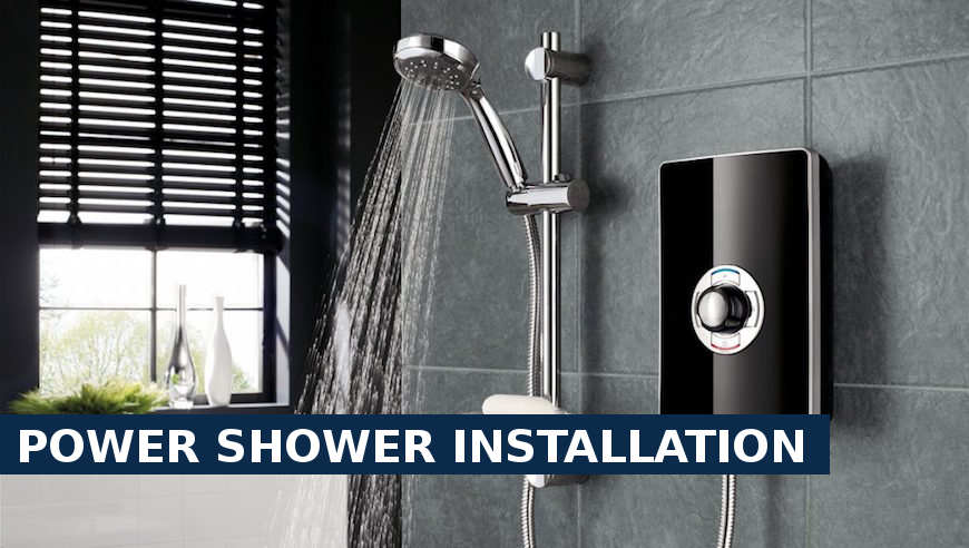 Power shower installation Yeading